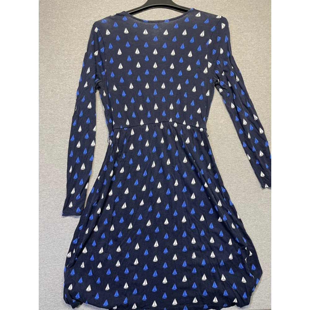 Size large old navy boat faux wrap dress Fit and Flare - Picture 6 of 6